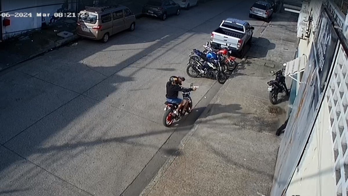 Acto. El hecho quedó registrado en un video del lugar, en Mapasingue.