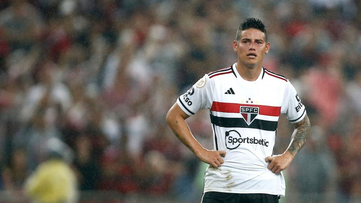 James Rodríguez pide rescindir contrato con Sao Paulo, tras su mal momento