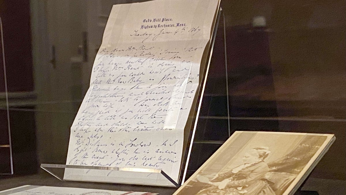 Más de un centenar de cartas de Georgina Hogarth han salido a la luz esta semana en Londres,