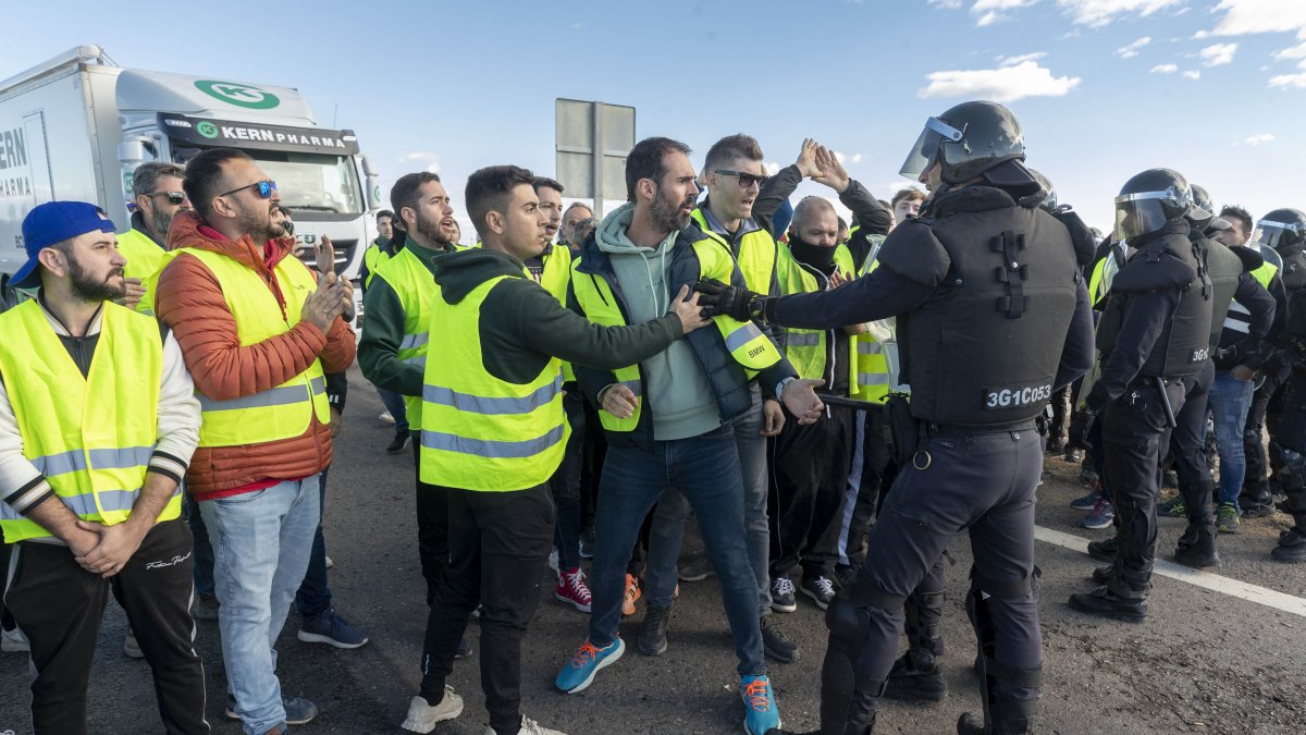 Hecho. Este sábado 10 de febrero se registraron protestas.