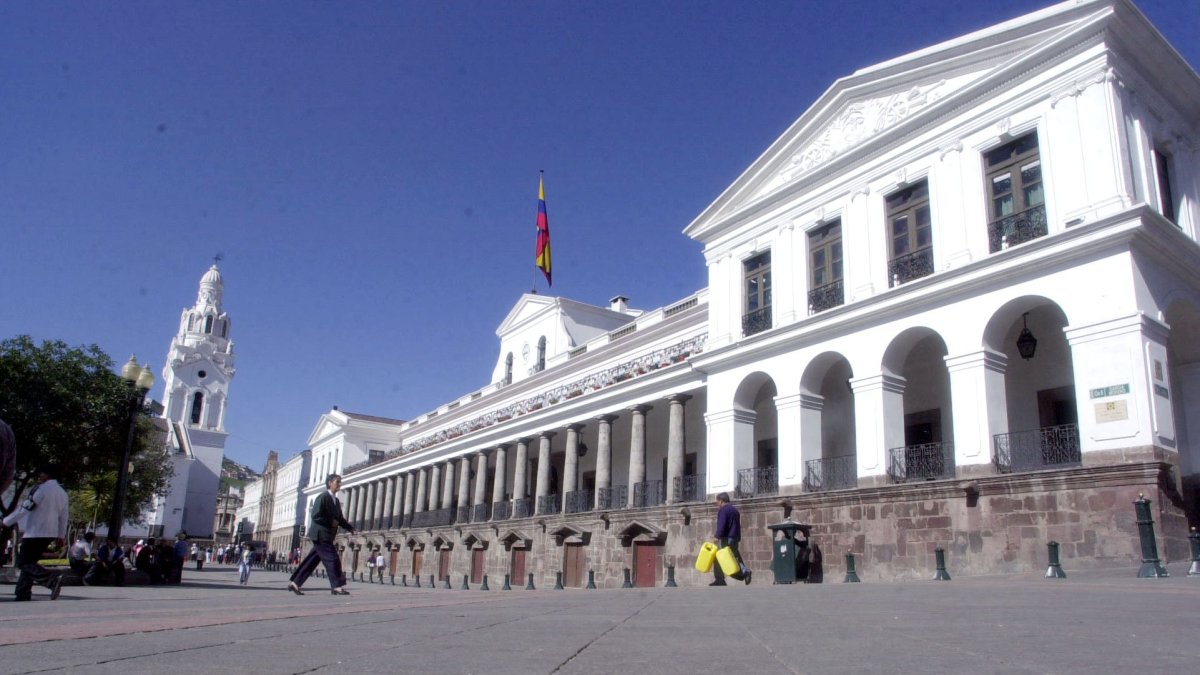 Quito.- El palacio de Carondelet, la sede del Gobierno de Ecuador.