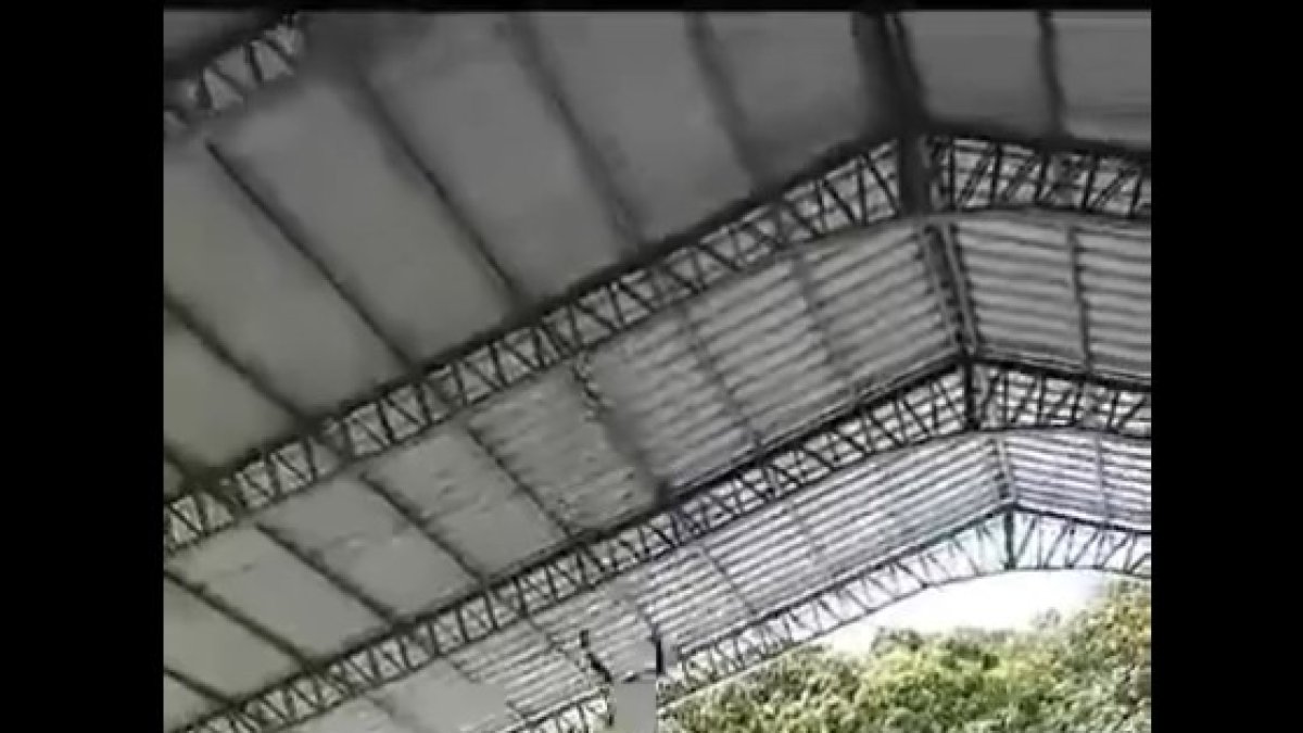 Escena. El hecho ocurrió el jueves 8 de febrero.