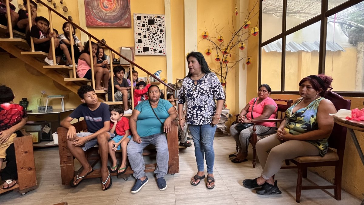 Patricia Castillo le dedica tiempo y el esfuerzo a las familias de San Jerónimo.