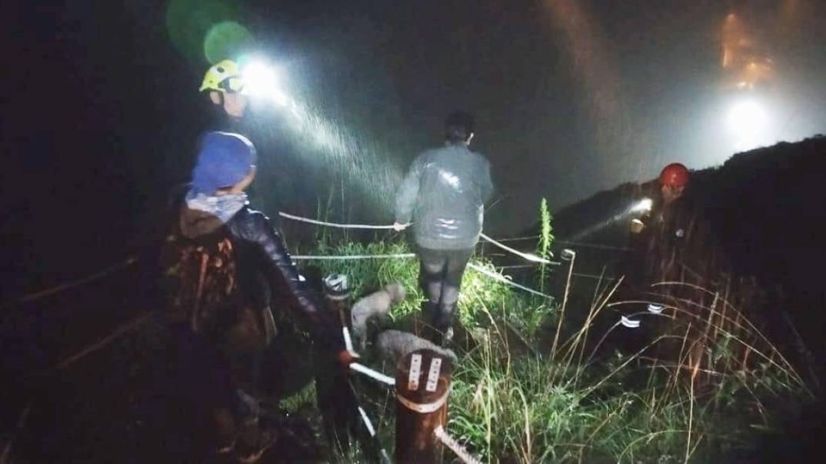 Excursión. Los turistas no contaban con el equipo necesario