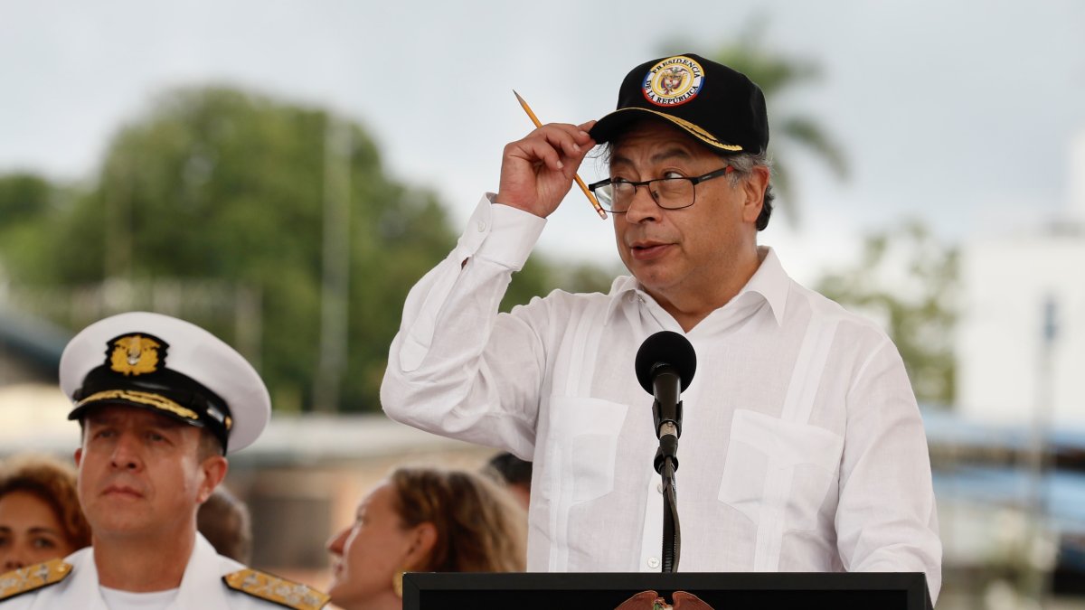 El presidente de Colombia, Gustavo Petro.