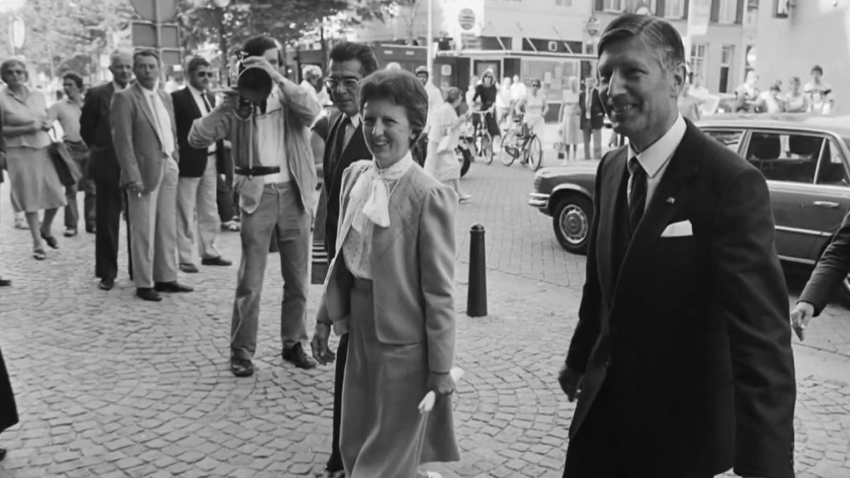 Amsterdam. El ex  primer ministro neerlandés Dries van Agt y su esposa Eugenie, en un momento de su vida.