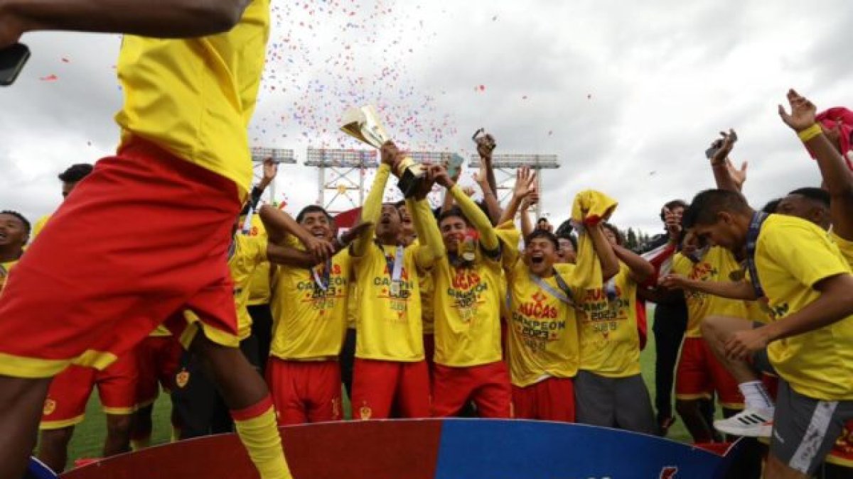Aucas fue el campeón de la temporada 2023 en la Sub-20