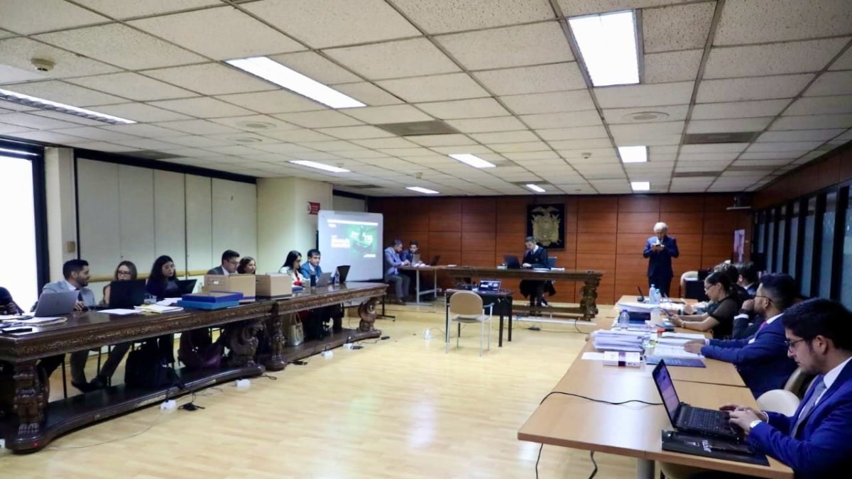 Audiencia. En la Corte Nacional de Justicia se realiza la audiencia preparatoria de juicio.