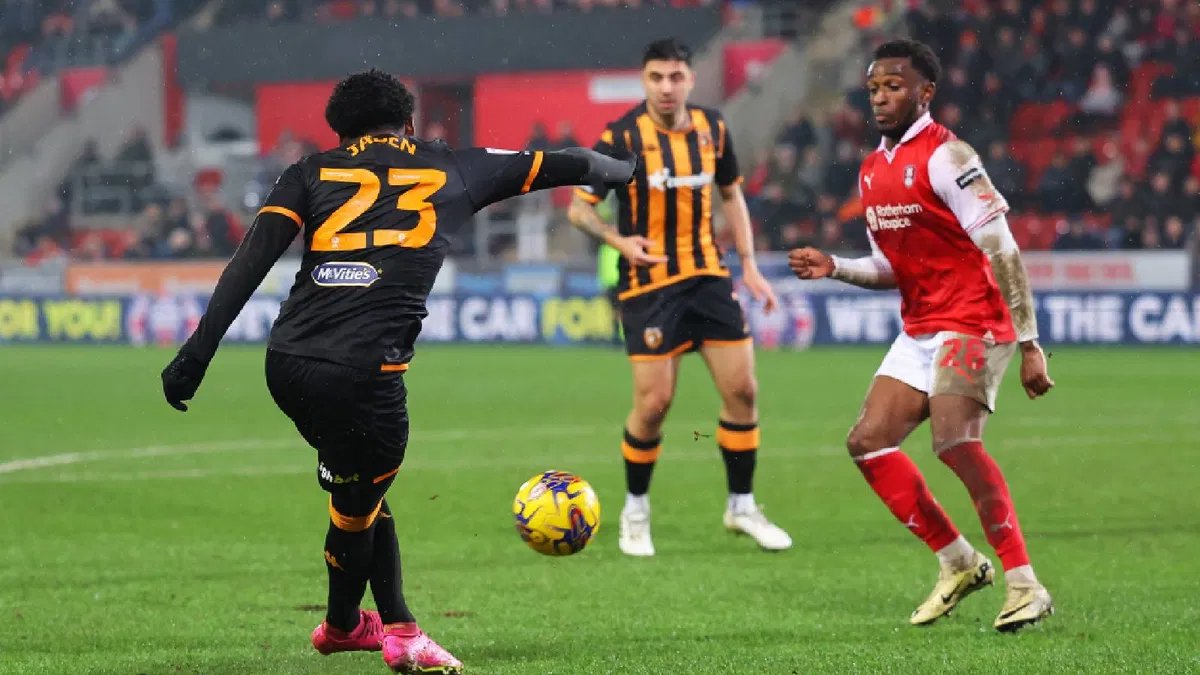 Jaden Philogene y su gol de rabona