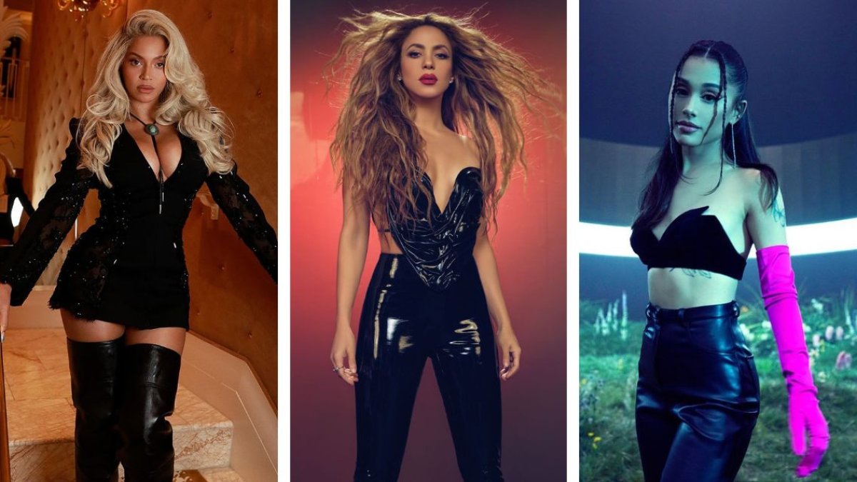 Beyoncé, Shakira y Ariana Grande.