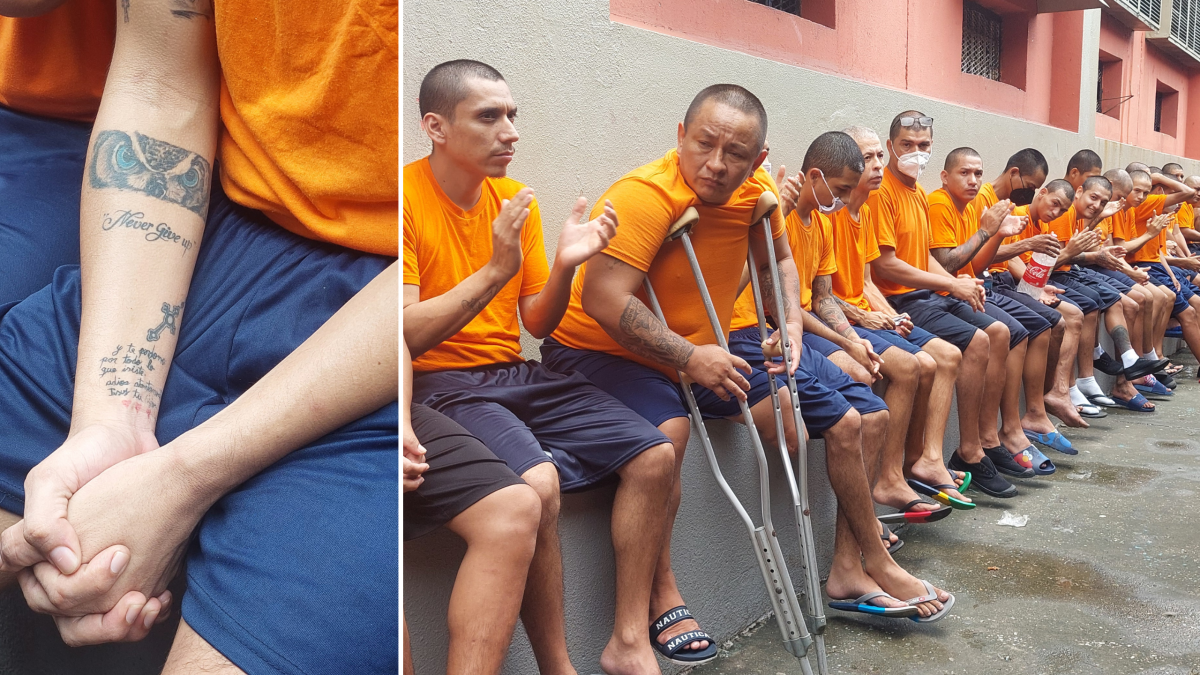 Presos que se encuentran en el pabellón 3 de la Penitenciaría del Litoral.