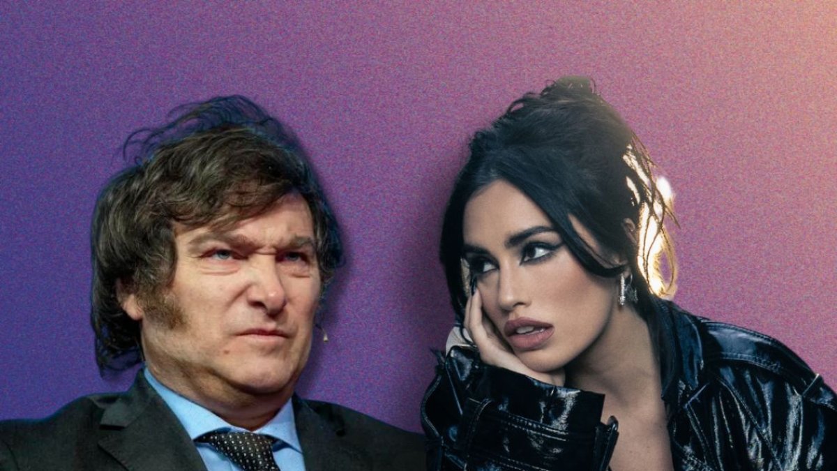 Javier Milei y Lali Espósito.