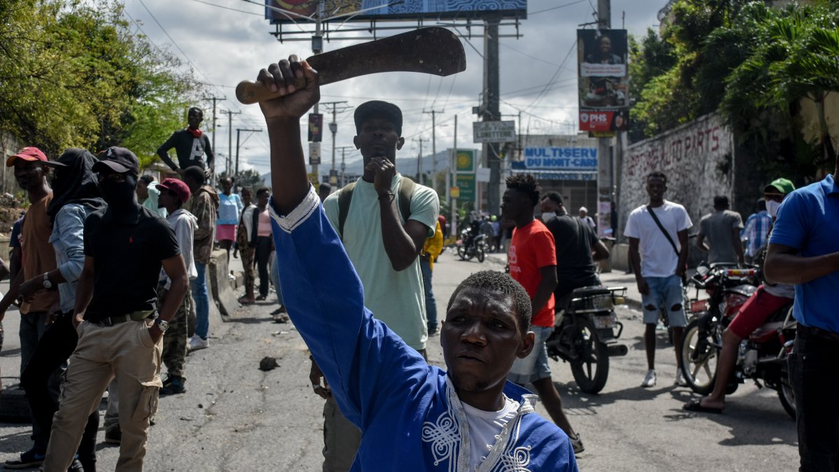 Puerto Príncipe. Haitianos participan de una gran protesta este mes.