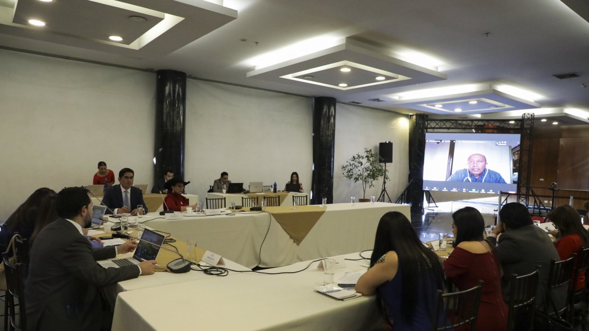 El exdirector del SNAI, Luis Ordóñez, compareció ante la mesa legislativa.