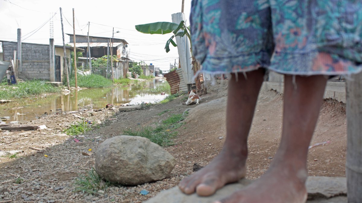 Una Sola Fuerza. En el sector, los niños y personas de la tercera edad son los más afectados por enfermedades.
