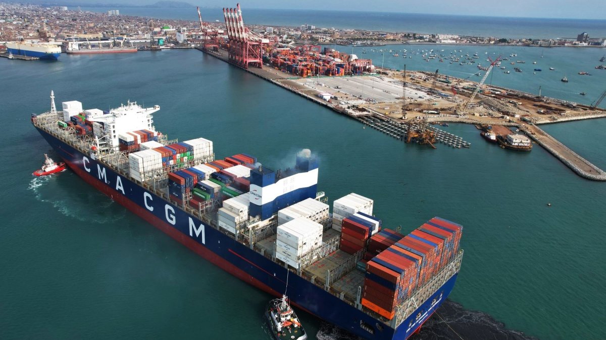 Callao. El puerto peruano destaca por su conectividad marítima.