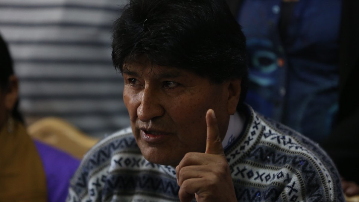 El expresidente boliviano Evo Morales, en una fotografía de archivo.