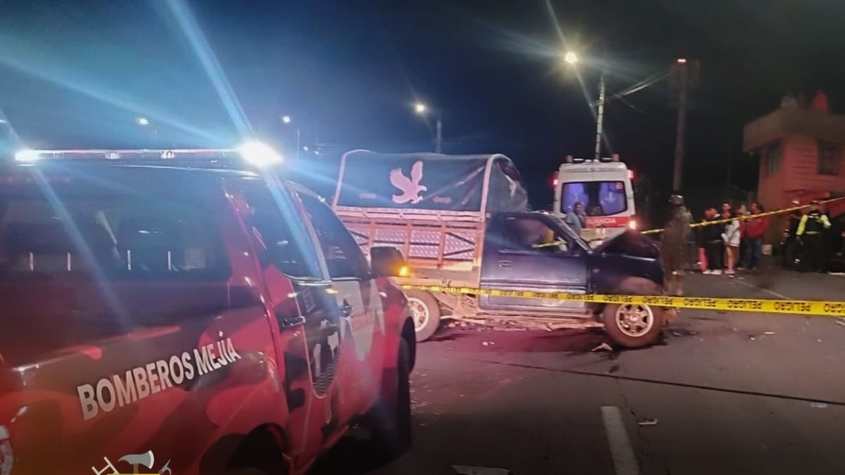 El vehículo perdió pista y se cruzó al carril contrario, en el sector de Tambillo.