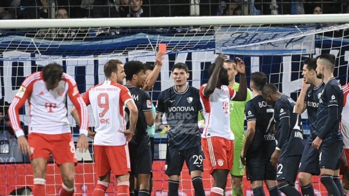 Bayern Múnich cayó y se aleja del puntero de la Bundesliga