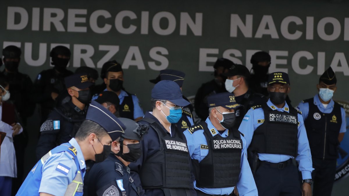 Extradición. Juan Orlando Hernández fue detenido y extraditado a Estados Unidos en 2022.