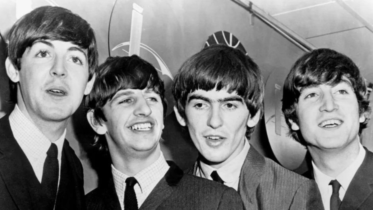Paul McCartney, Ringo Starr, George Harrison y John Lennon.