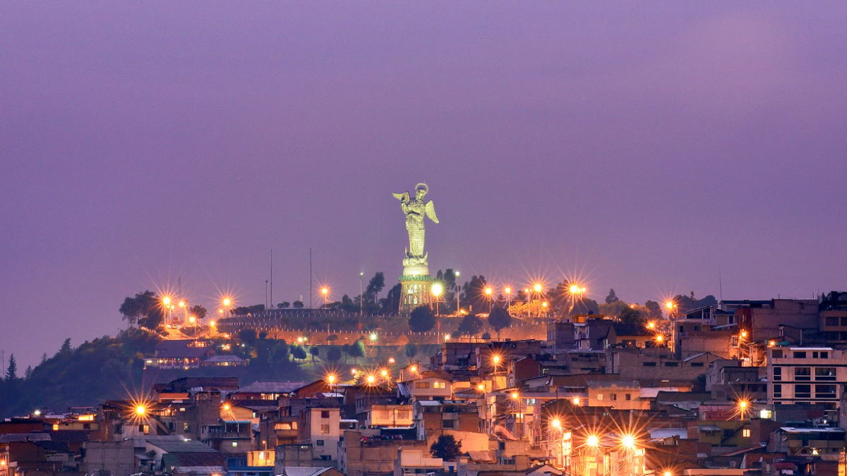 Quito, capital de Ecuador.