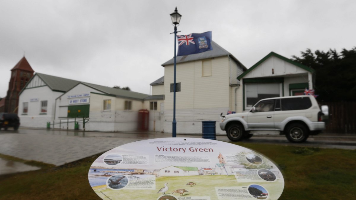Una zona de Puerto Stanley, en las islas Malvinas.