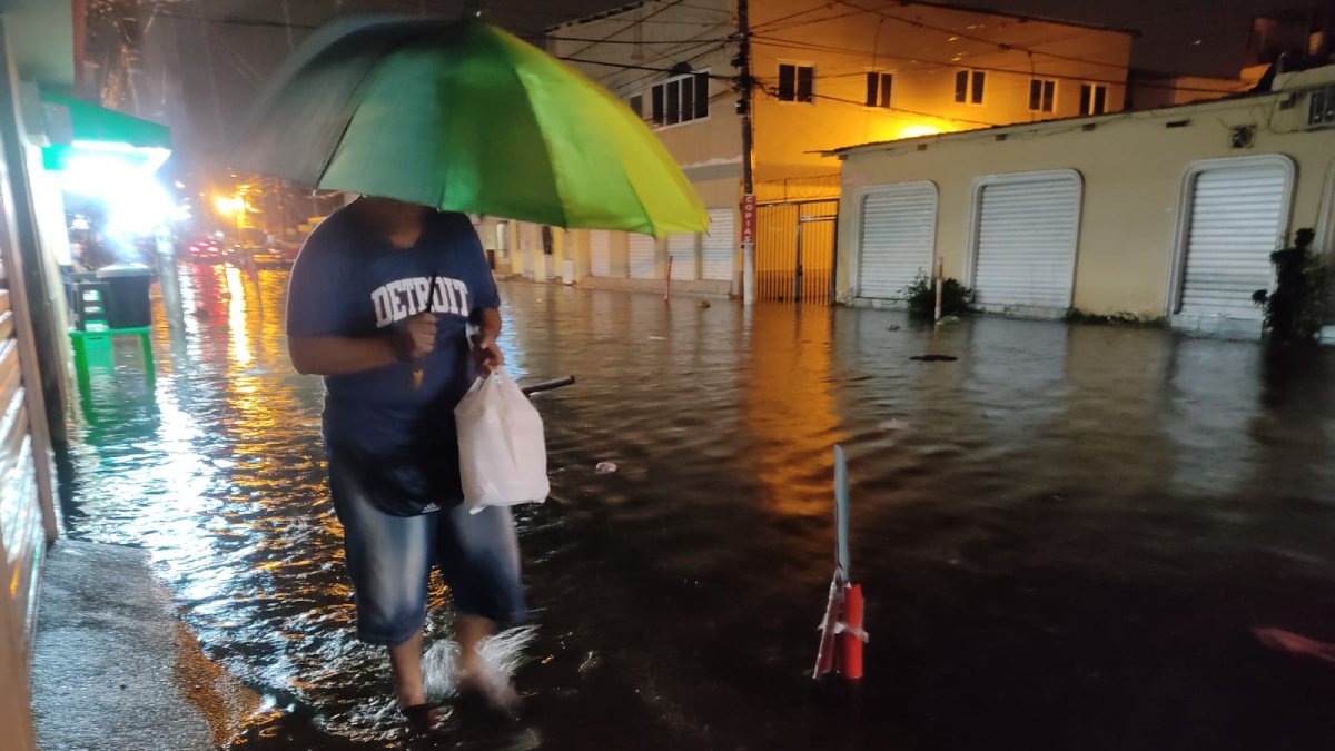 La zona de Sauces también se ha visto muy afectada por las lluvias