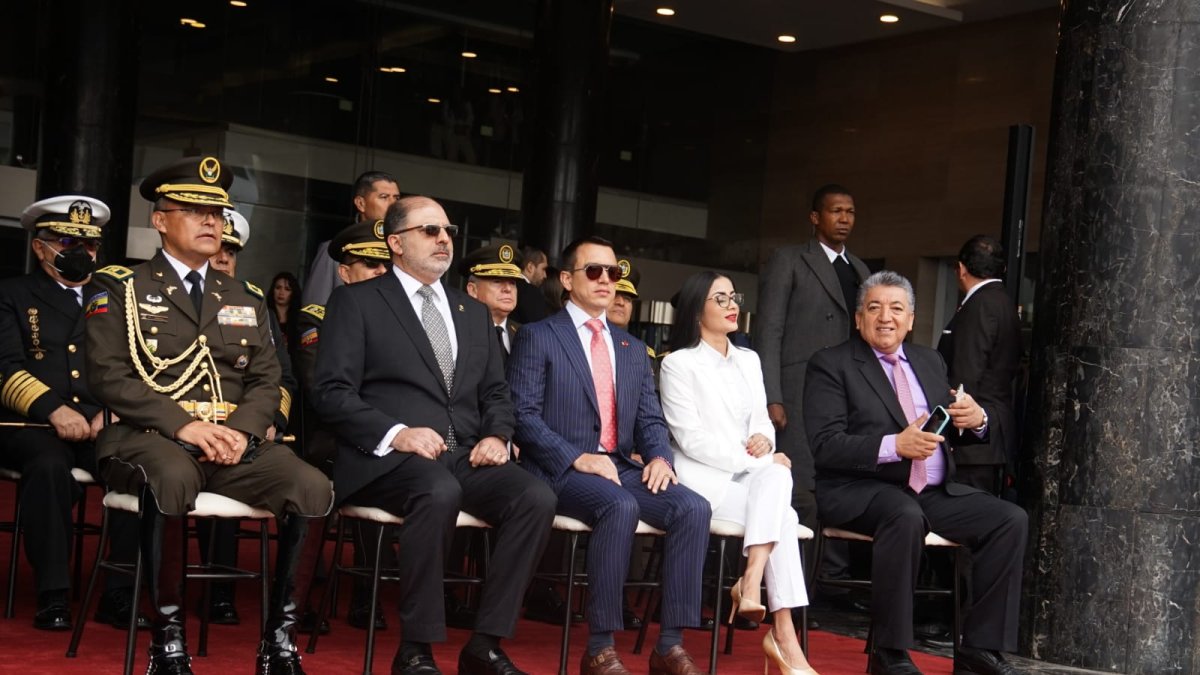 El presidente de la Asamblea hizo un llamado al consenso en presencia del presidente Daniel Noboa.