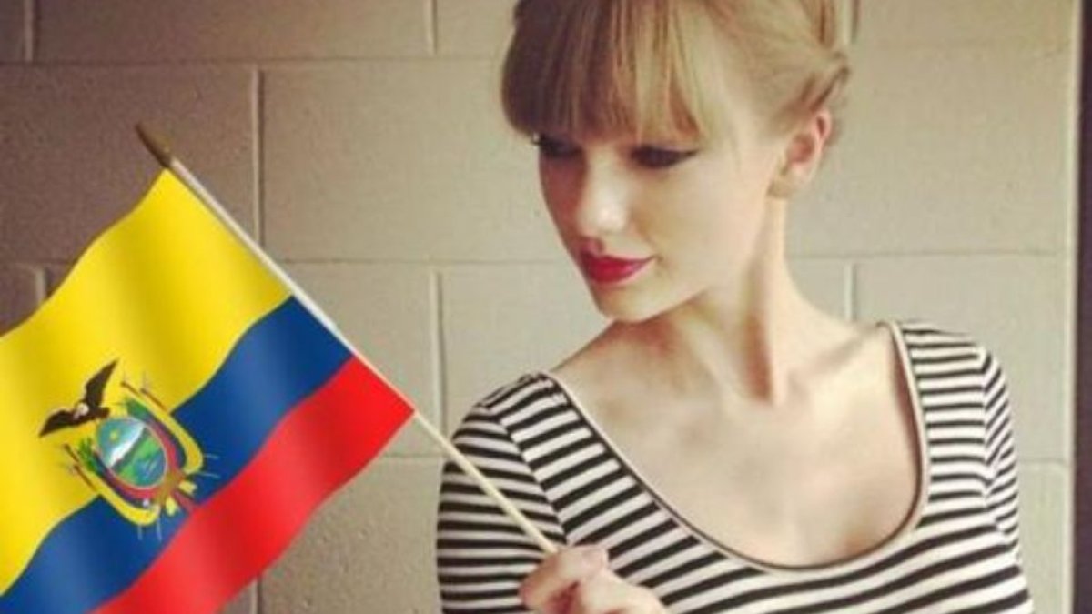 Taylor Swift y los memes de su posible concierto en Ecuador.