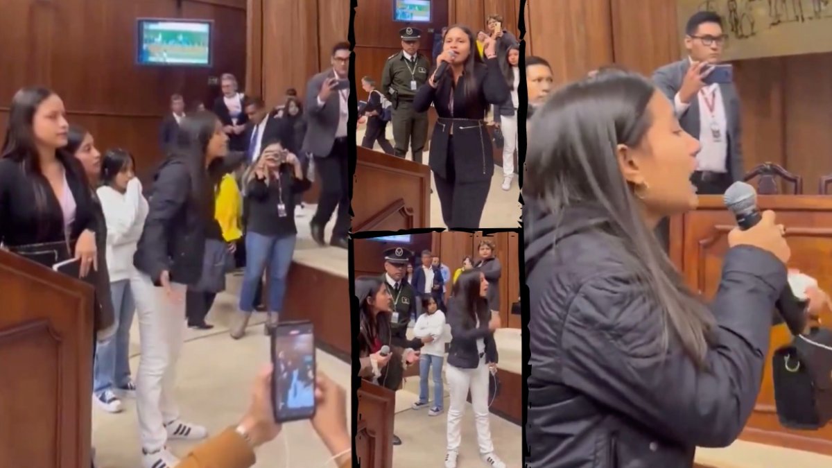 Niñas de la Amazonía comparecieron ante la Comisión de Biodiversidad de la Asamblea y rechazaron las declaraciones de la ministra de Energía.