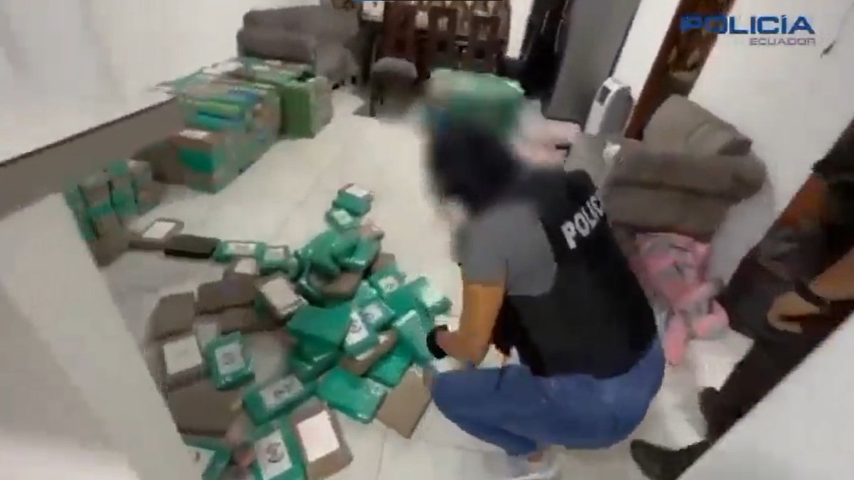 La Policía halló 17 armas de fuego, 6 vehículos, 1268 paquetes de cocaína y más.