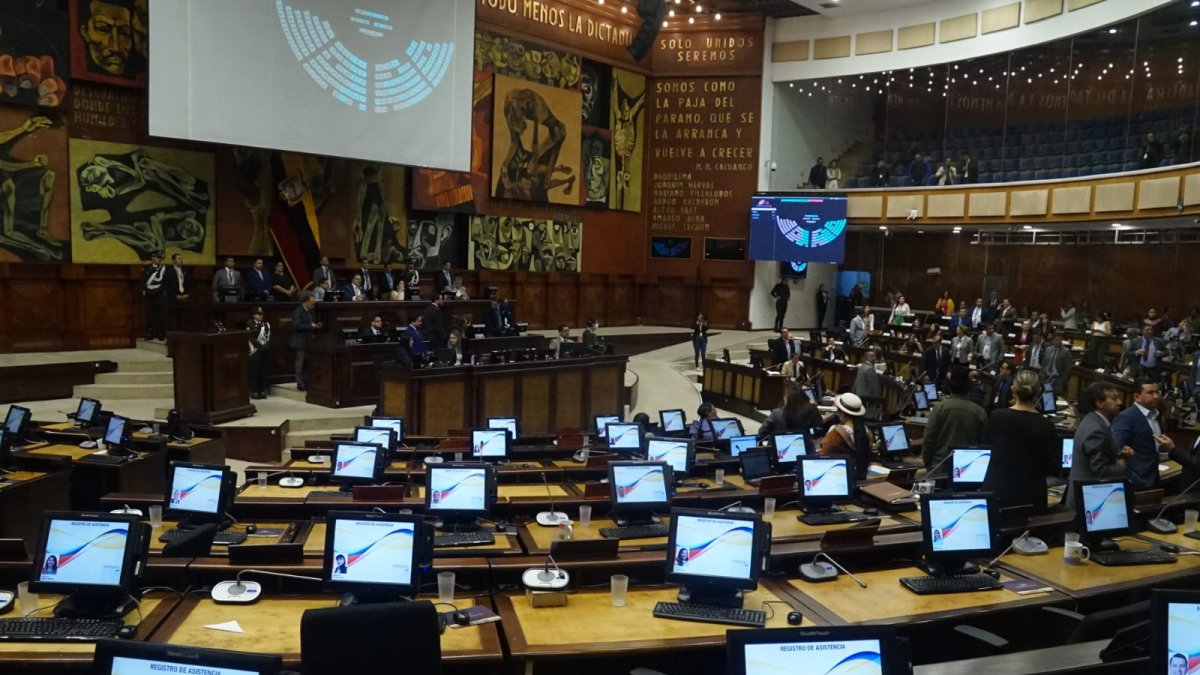 El Pleno se quedó sin cuórum tras la negativa a la moción del correísmo.