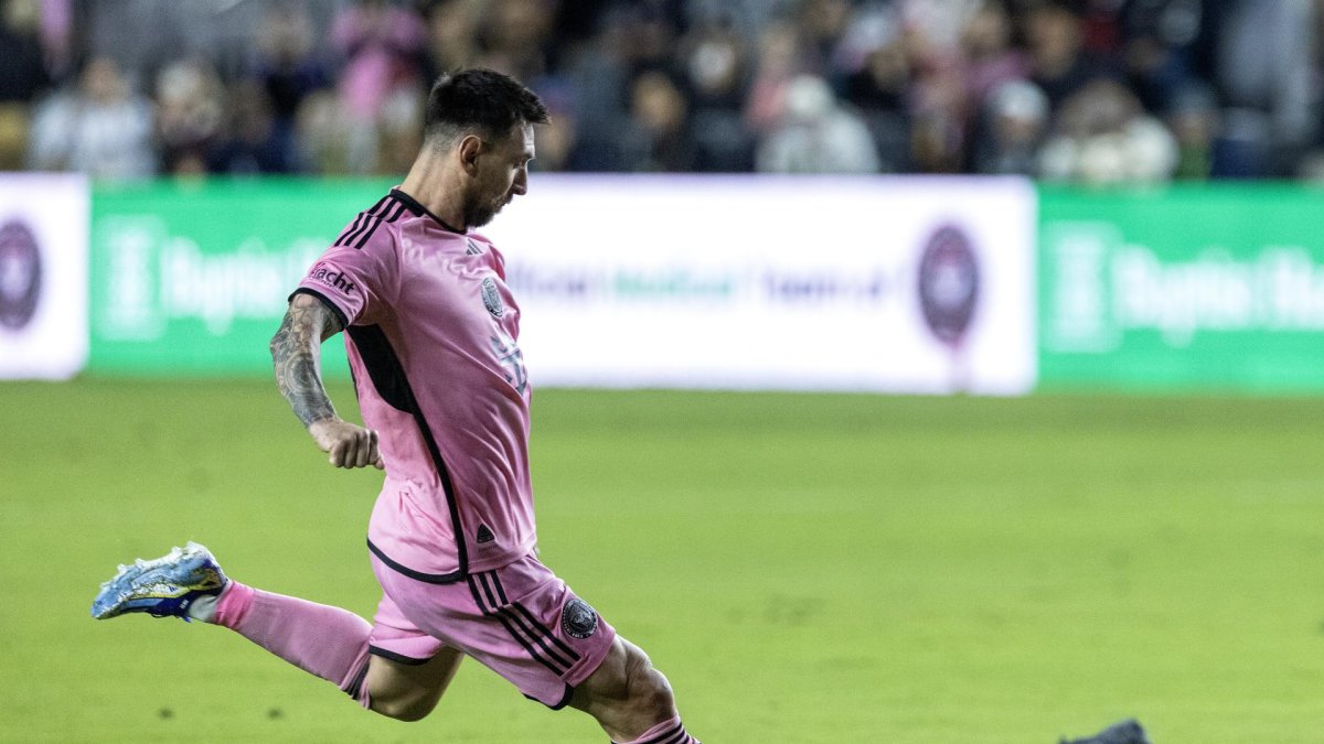 El delantero del Inter de Miami Lionel Messi, durante el primer partido de la temporada regular de la MLS.