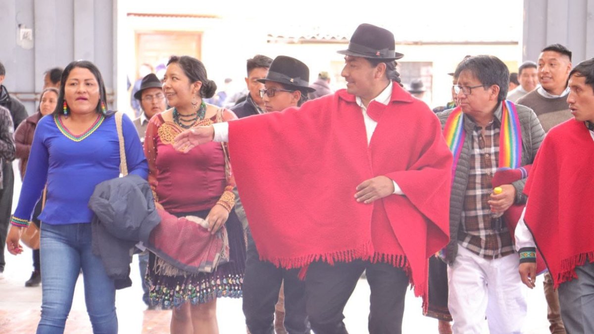 El actual presidente de la Conaie es ratificado por dos regionales de PK como precandidato presidencial.