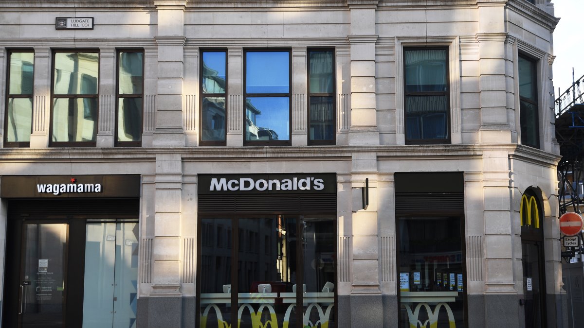 Un local de McDonalds en Londres (Reino Unido).