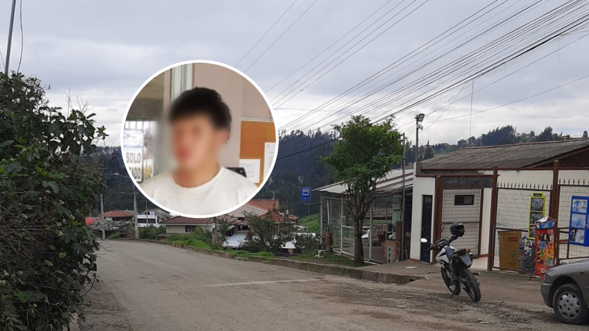 Óscar Sebastián López fue detenido por la Policía Nacional mientras se encontraba dentro del negocio de su madre.