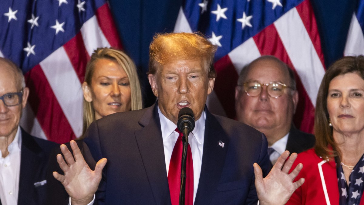 El expresidente Donald Trump, en una reciente aparición pública.