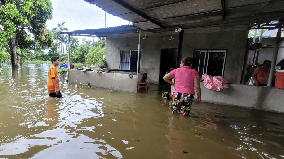 El sector de El Palmar, en Babahoyo, registra una inédita creciente y aguas estancadas por más de cinco días. Es un ambiente propicio para las enfermedades.