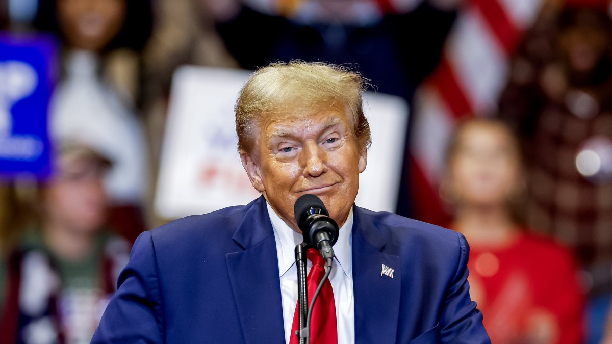 Fotografía de archivo en la que se registró al expresidente de Estados Unidos Donald Trump.