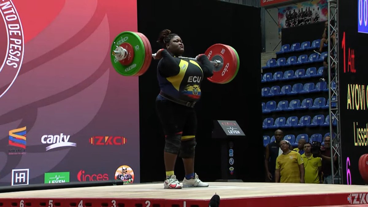 Lisseth Ayoví llegó al Mundial de Tailandia solo a confirmar el boleto en los + 81 kg.