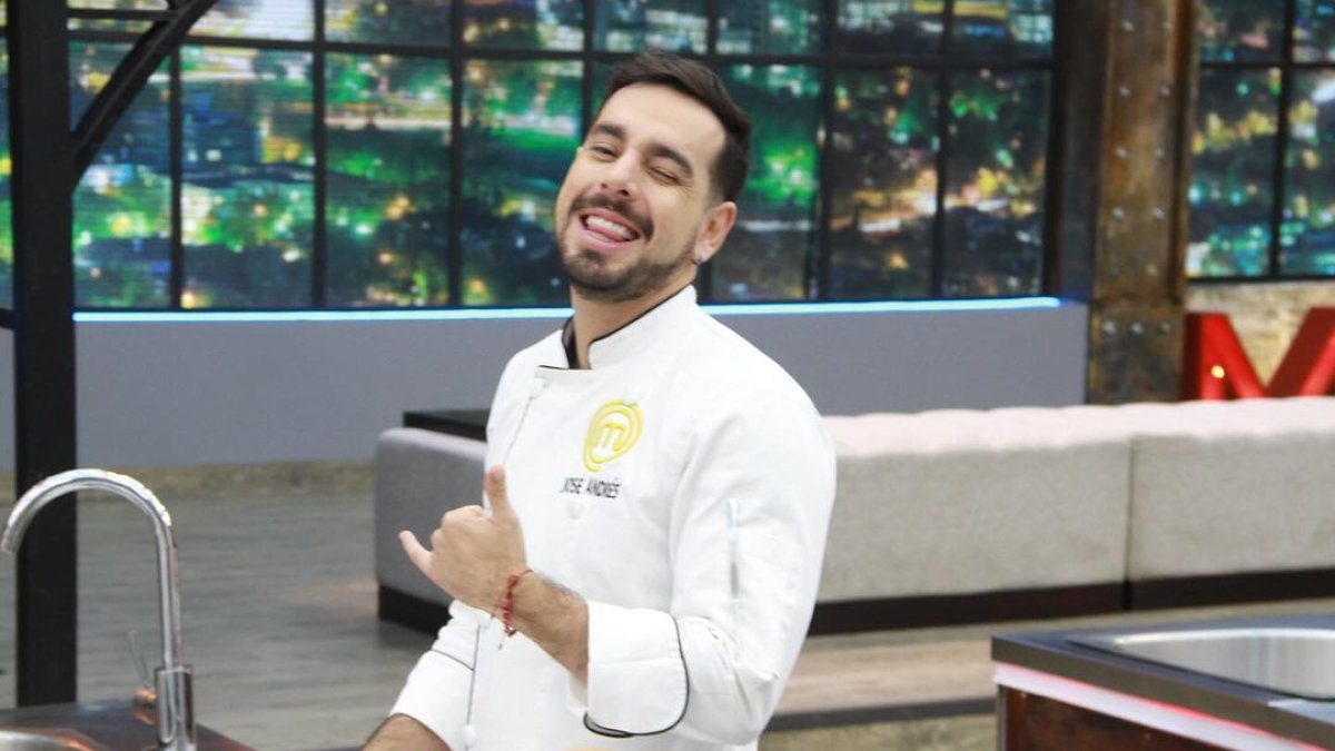José Andrés Caballero en MasterChef Celebrity Ecuador.