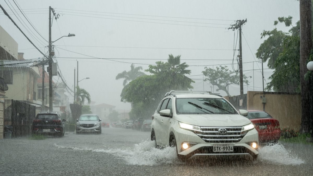 En Samborondón se siguen registrando lluvias intensas
