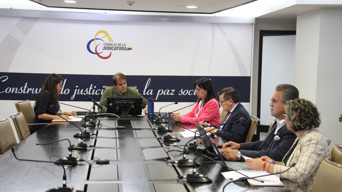 Votación. Román, Goyes y Yupangui apoyaron la remoción de los siete directores provinciales del Consejo de la Judicatura.