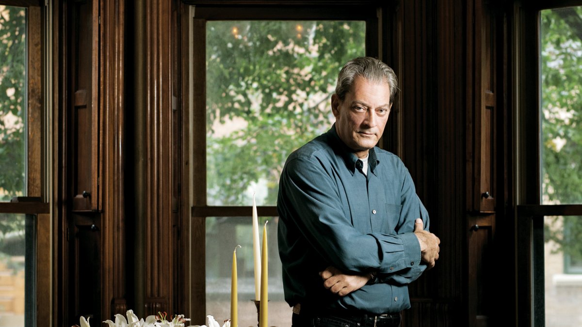 Personaje.- El escritor norteamericano Paul Auster.