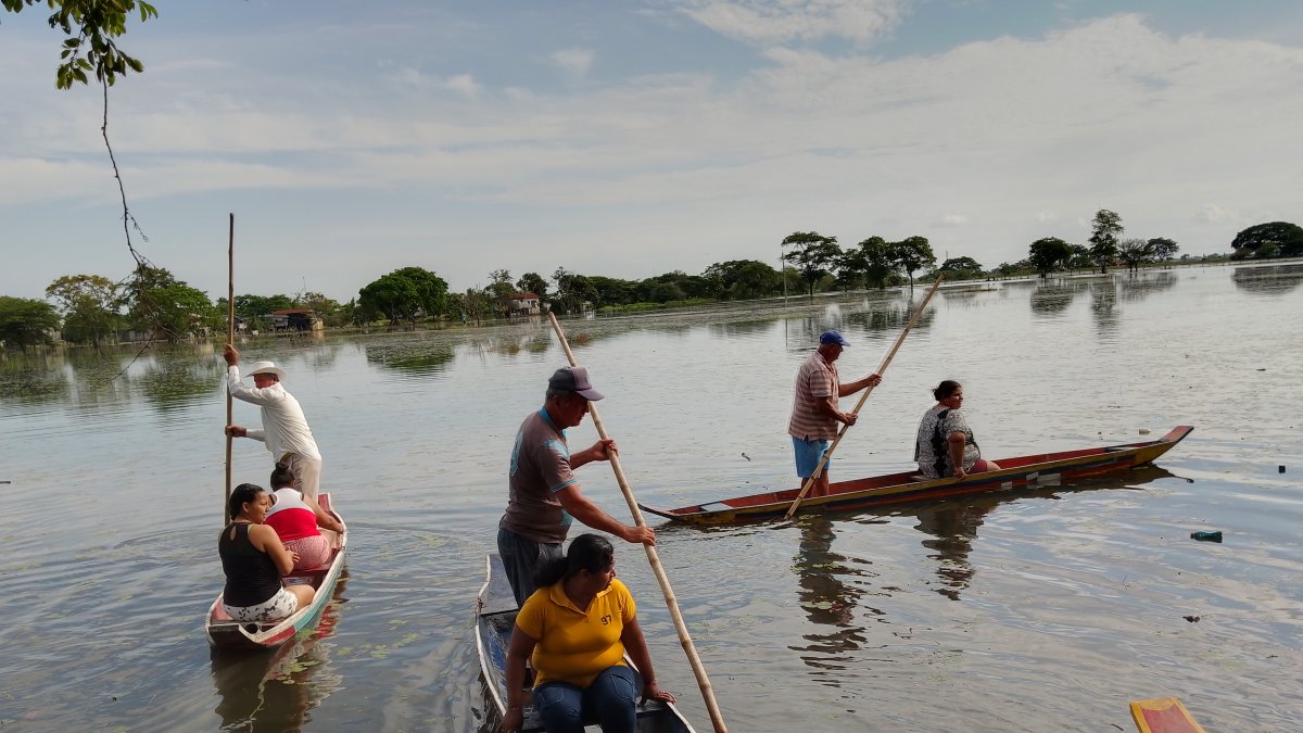 Muchas zonas están afectadas por las lluvias