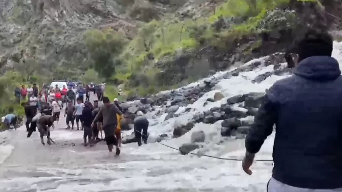 Afectaciones. Las vía que conecta a Cañete y Yauyos está intransitable.