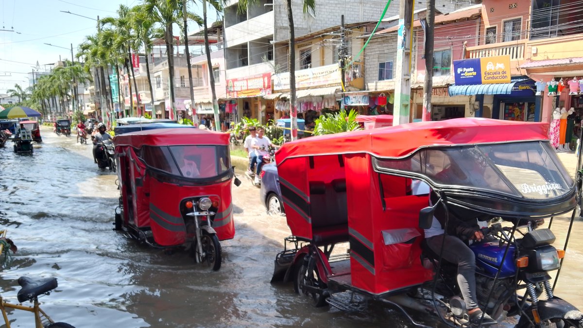 El río Vinces en Babahoyo es uno de los afluentes en riesgo de desbordarse, como ha pasado en otras ocasiones.
