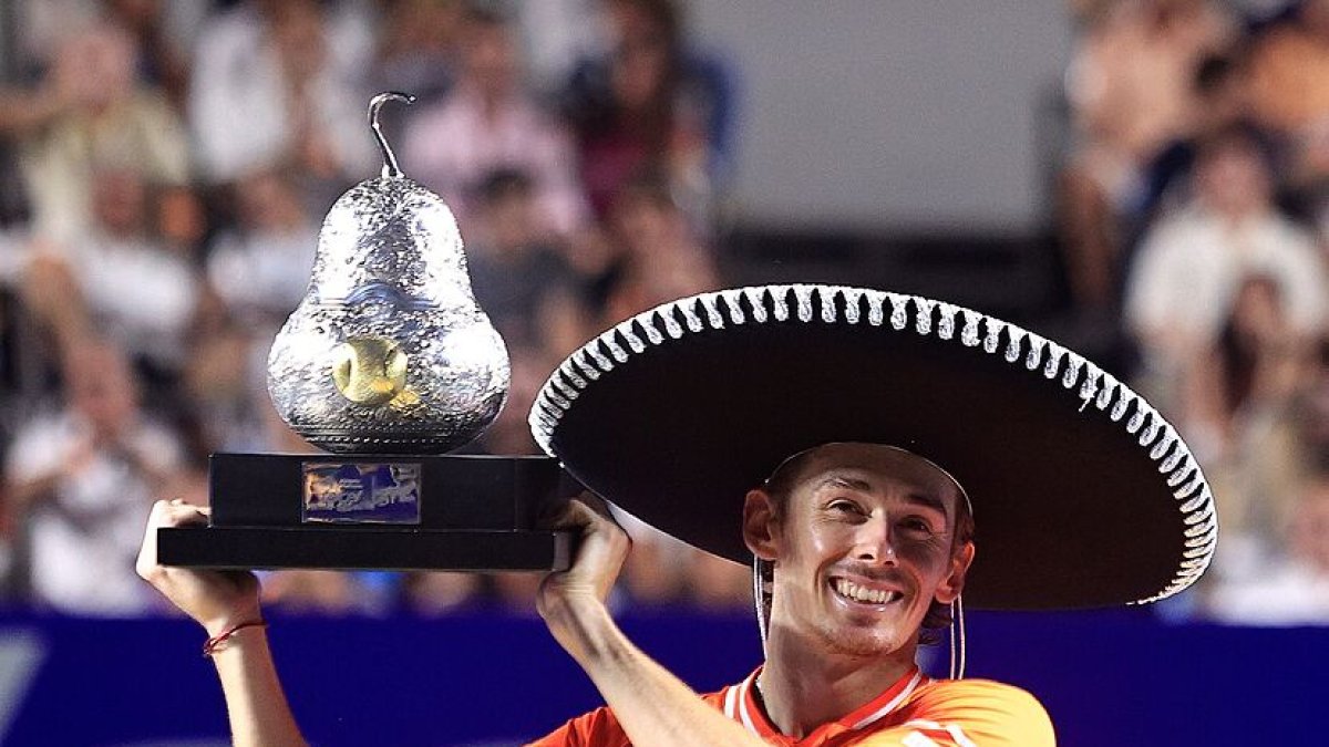 El tenista De Miñaur conquista el Abierto de Acapulco, el segundo consecutivo