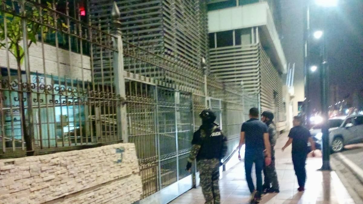 Allanamiento a edificio de la Corte de Justicia de Guayas.